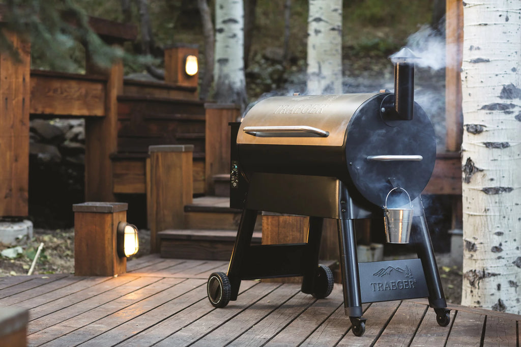 Bronze Wood Pellet Grill and Smoker E5642