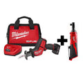12V Lithium-Ion Brushless Cordless Reciprocating Saw Kit with 3/8 in. Ratchet Y738458