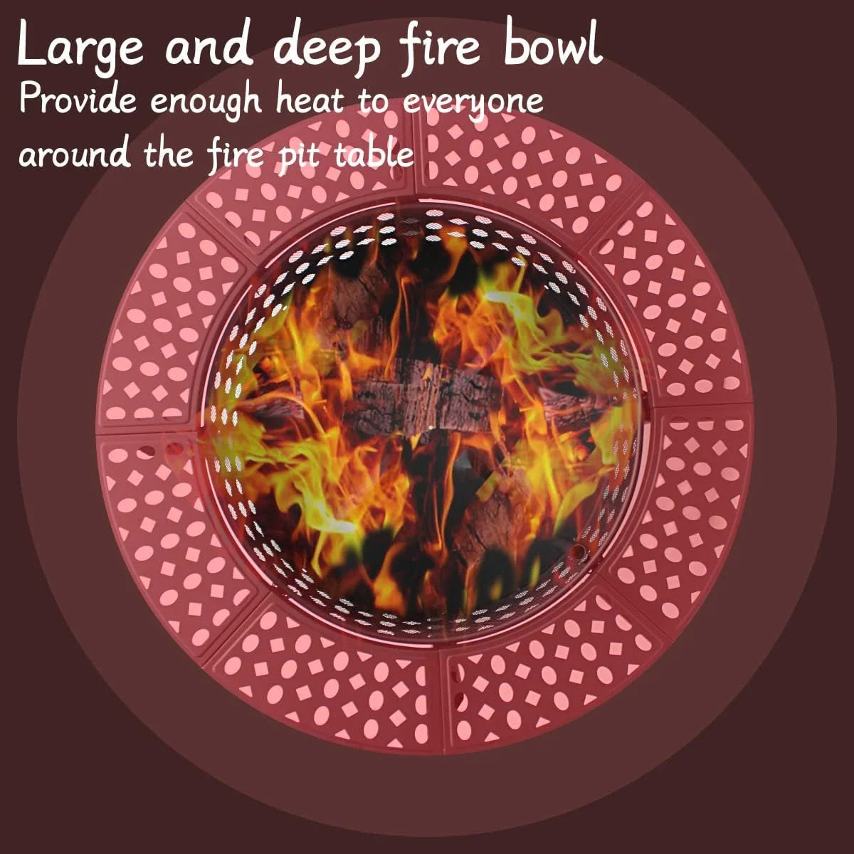 36 Inch Wood Burning Fire Pit with 2 Grills C894