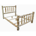 California King Cedar Log Bed J2718