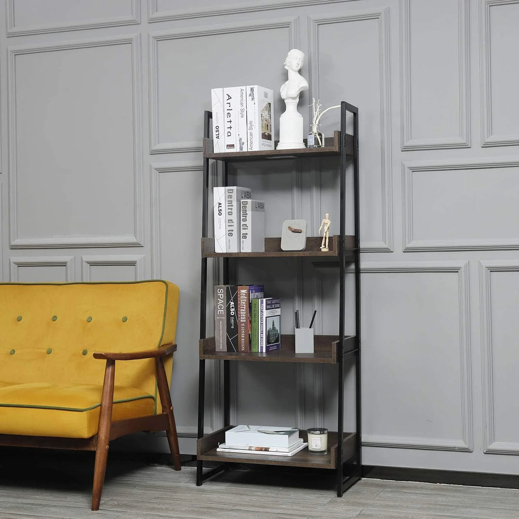 4 Tier Standing Ladder Shelf Y9796
