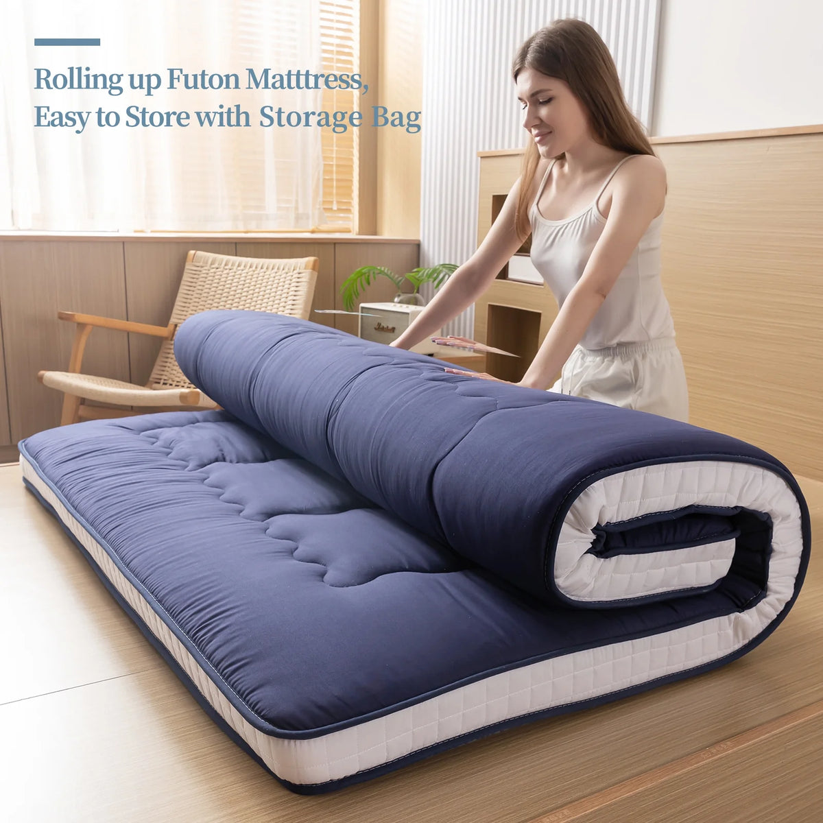 Memory Foam Futon Floor Mattress Twin J911
