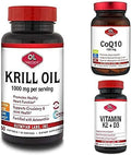 1000mg Krill Oil, 150mg CoQ10, K2 D3 U3204