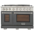 48 6.7 cu. ft. Natural Gas Range in Cement Gray N4329