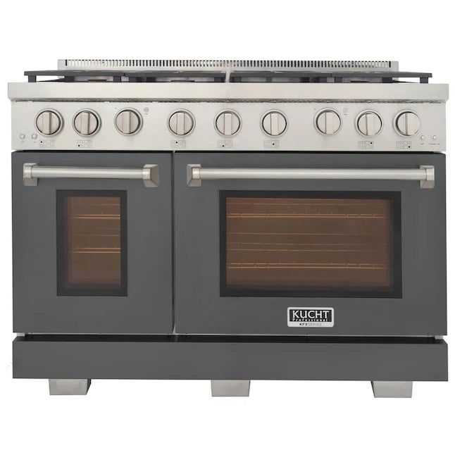 48 6.7 cu. ft. Natural Gas Range in Cement Gray N4329