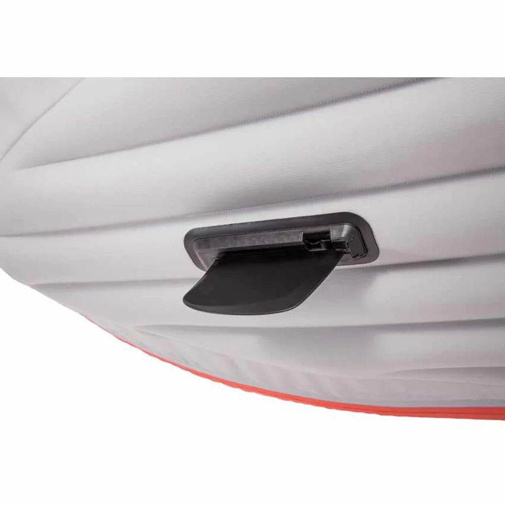 Inflatable 2 Person Vinyl Kayak with Oars & Pump, Red (2 Pack) Y346