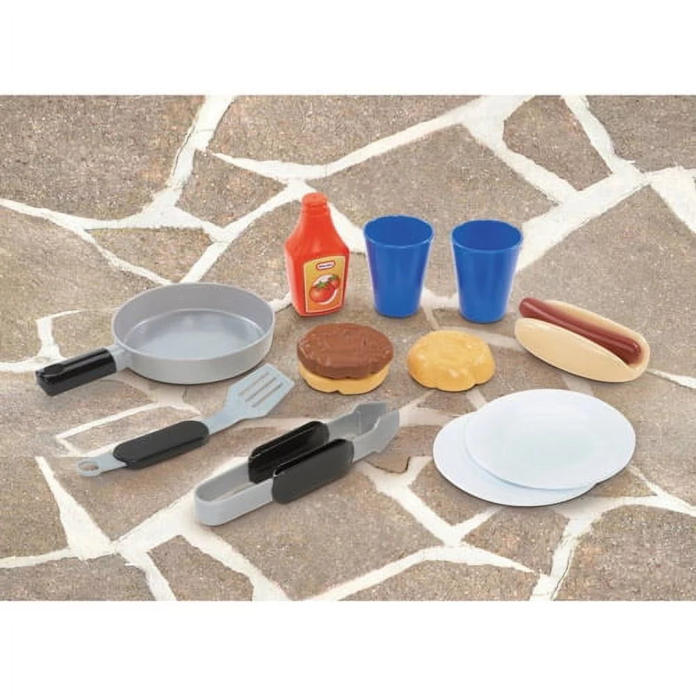 12-Piece Plastic Outdoor Pretend Play Kitchen Toys Playset Q448072