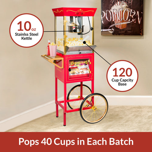 10-Ounce Popcorn & Concession Cart U1814