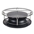 Black Ceramic Grill with Cooking Rack X957758