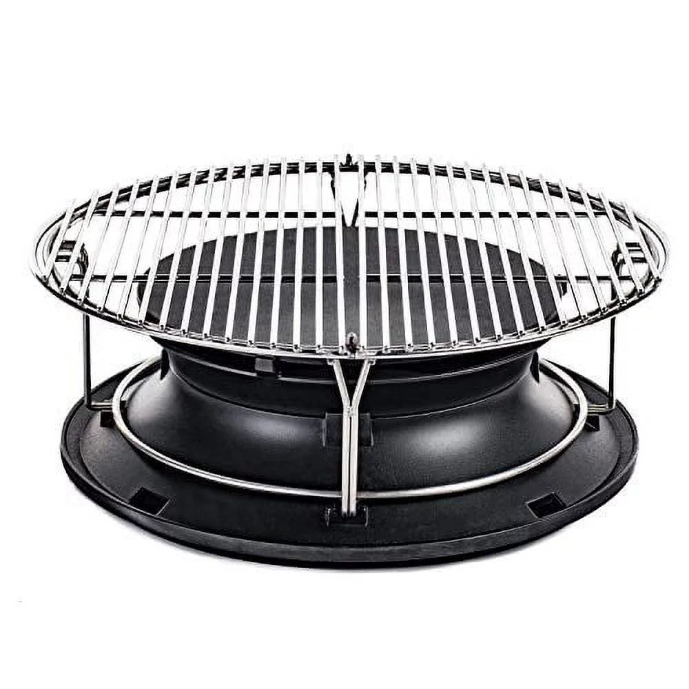 Black Ceramic Grill with Cooking Rack X957758