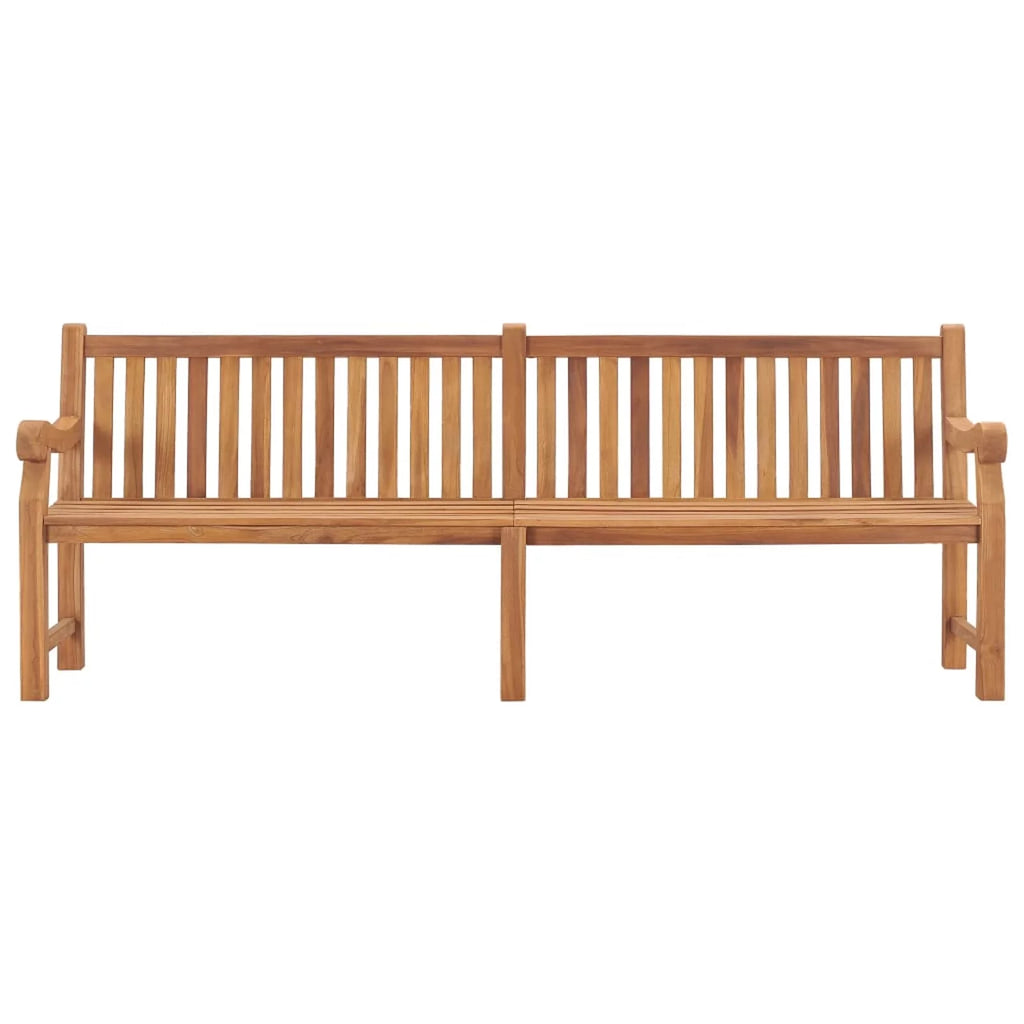 Teak Wood Garden Bench with Armrest A16989