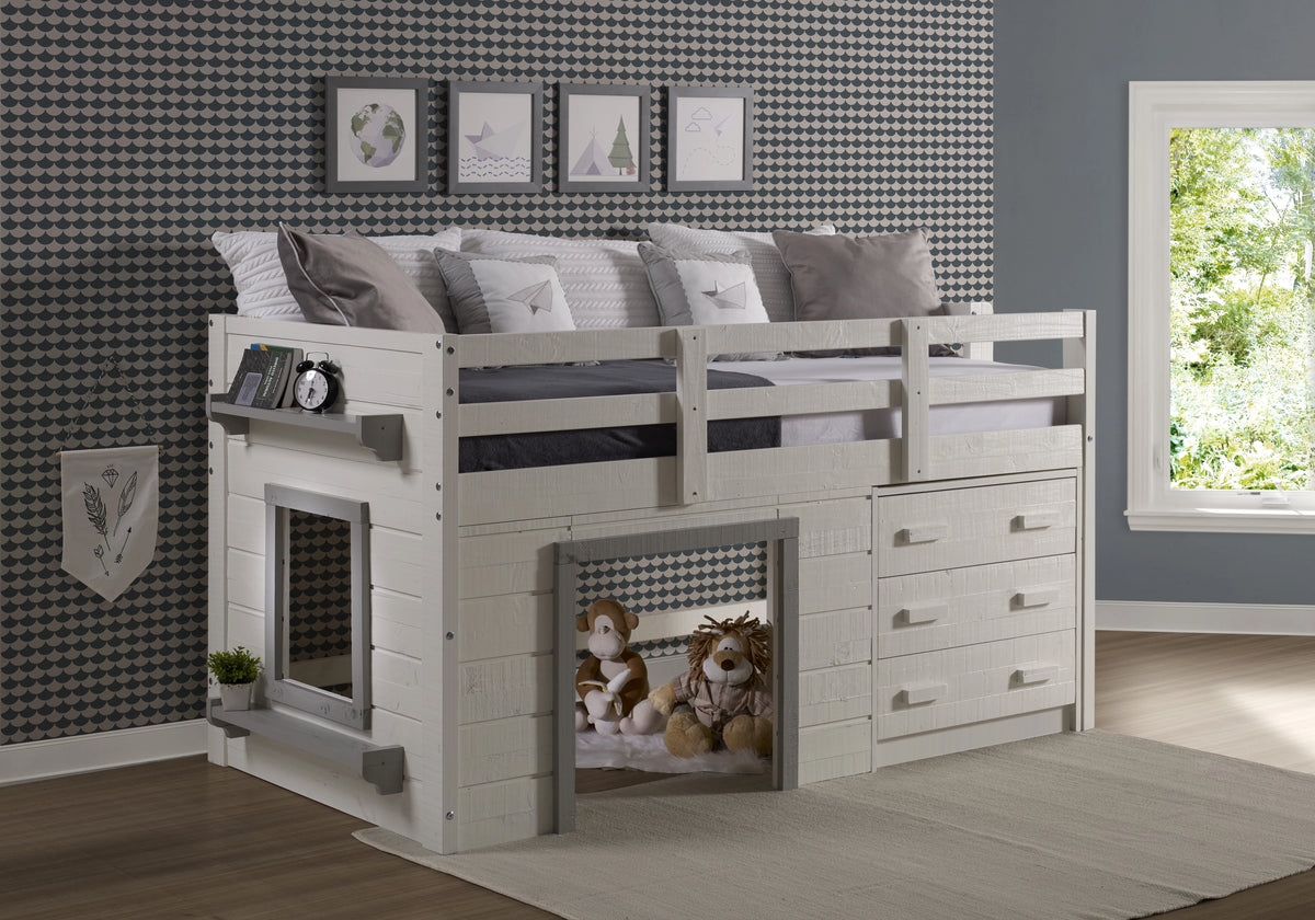 White & Grey Low Loft U11700