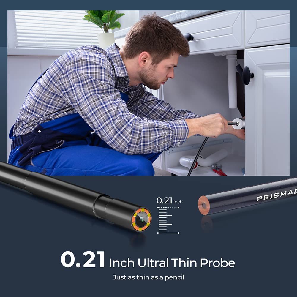 Waterproof USB Borescope Inspection Camera with Light Pack of 2 S7415