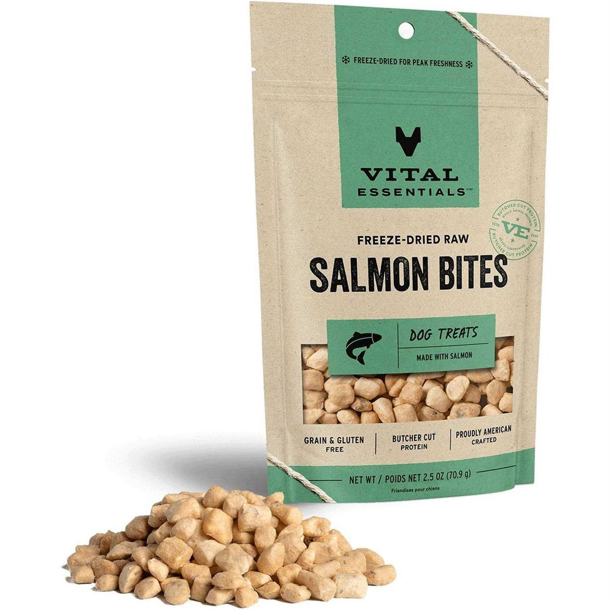 Freeze-Dried Salmon Bites Dog Treats K155260