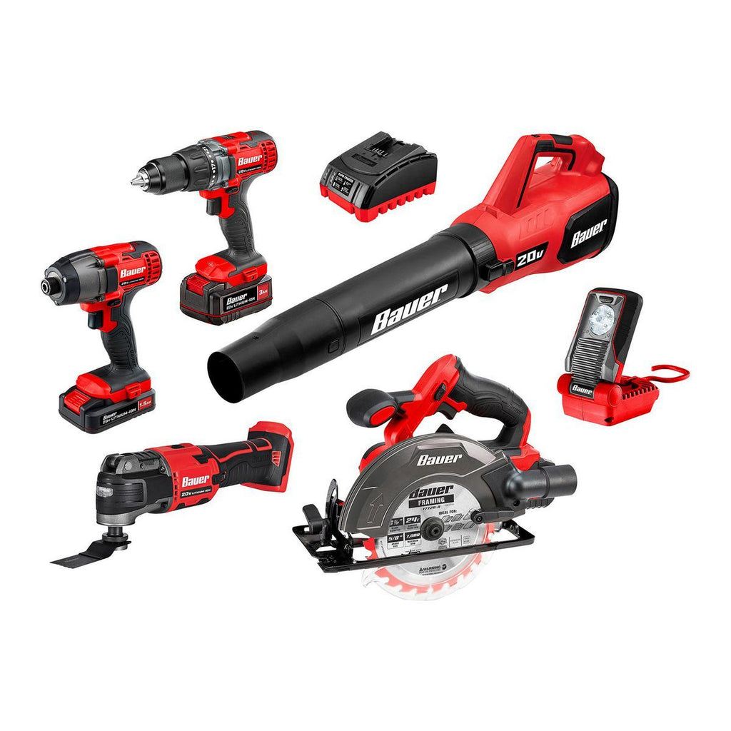 20V Cordless 6-Tool Combo Kit with Battery and Charger S479