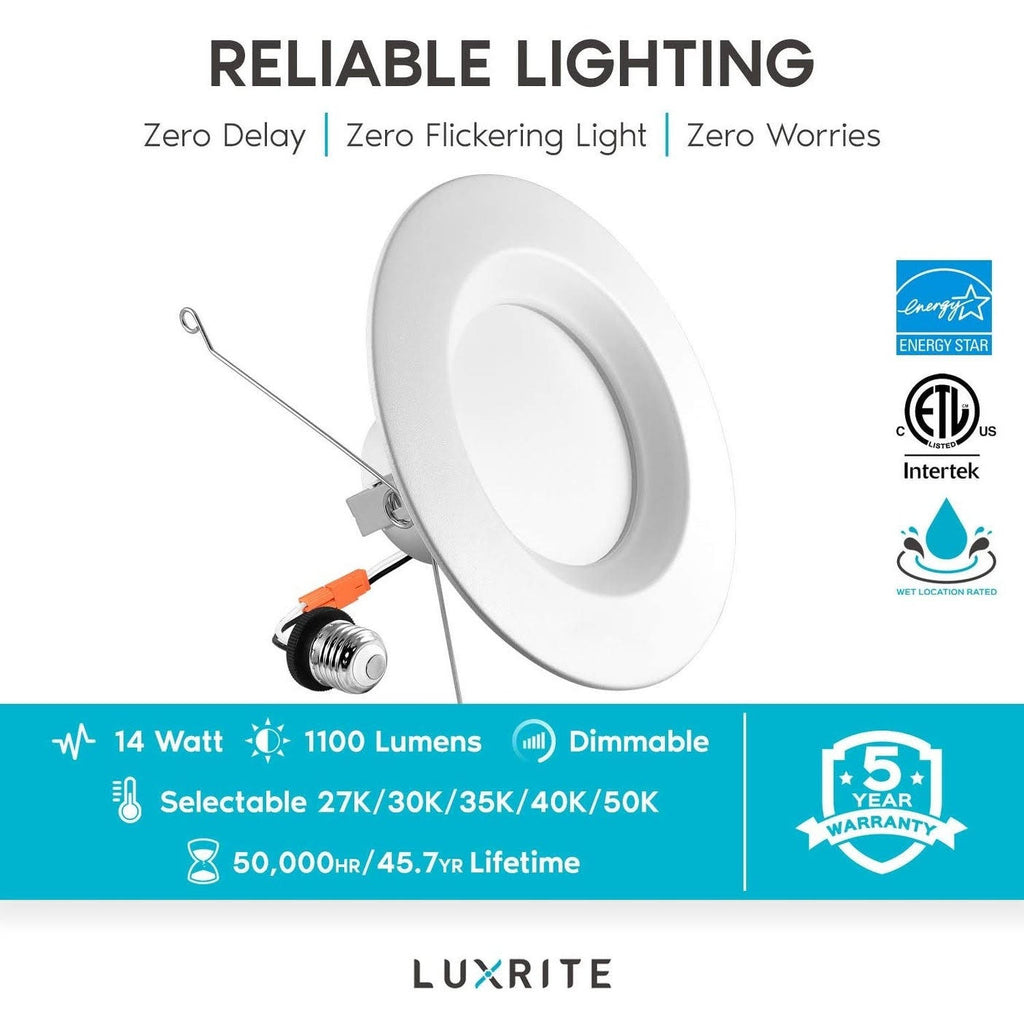 5/6in 14W Dimmable LED Recessed Light 6 Pack S85126