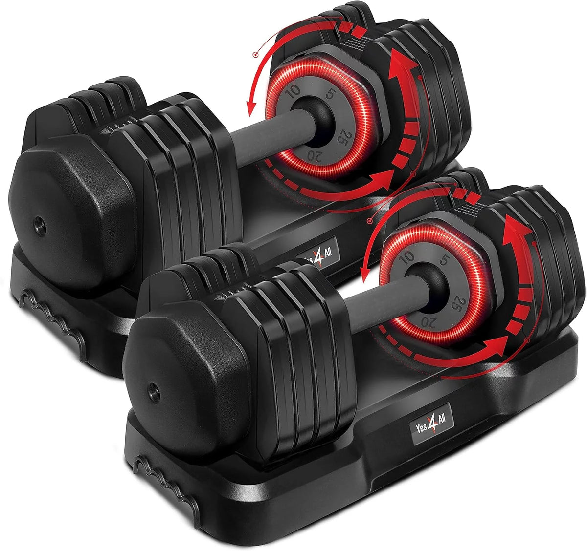 Adjustable Dumbbells 25lb Pair U72584
