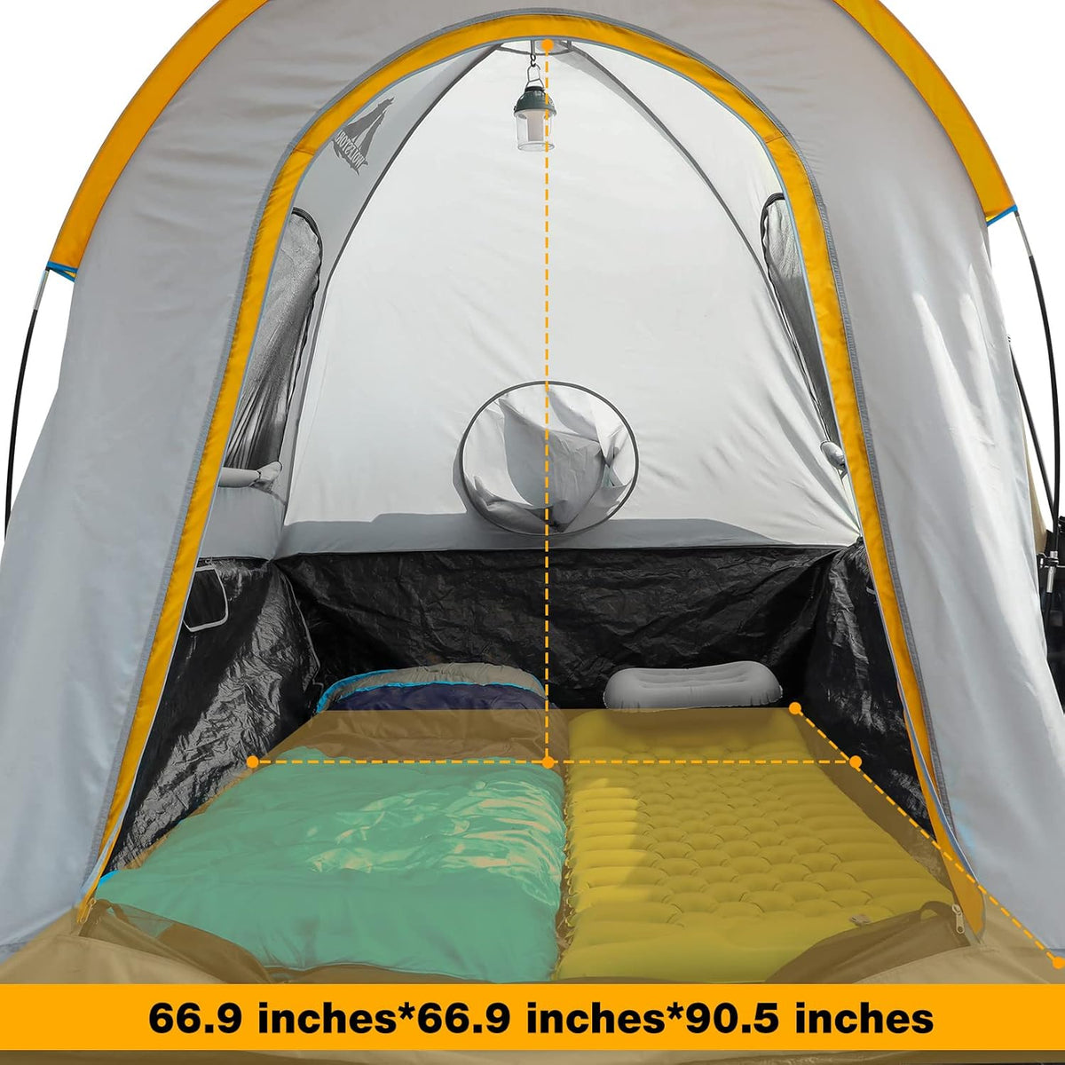 Waterproof 5.5-5.8 ft Truck Bed Tent for 2 Person S4100