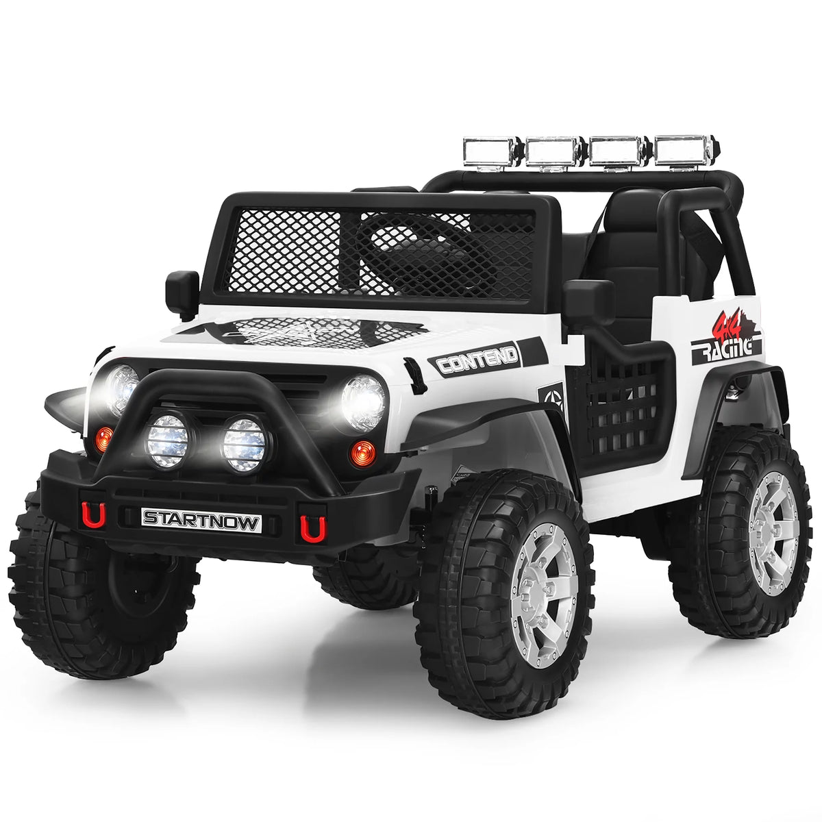 12V Kids Ride On Truck Electric Car with Lights&Music Red Z453087