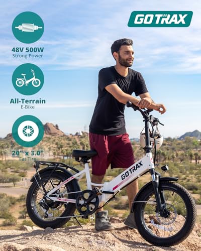 20" Folding Electric Bike with 48V Battery, 500W, 7-Speed S711726