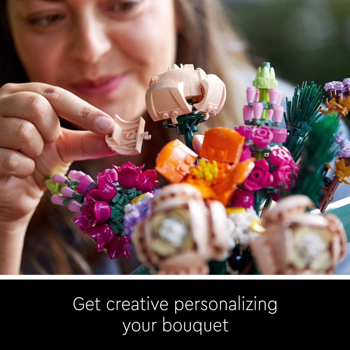 Artificial Flower Bouquet Building Set A86452