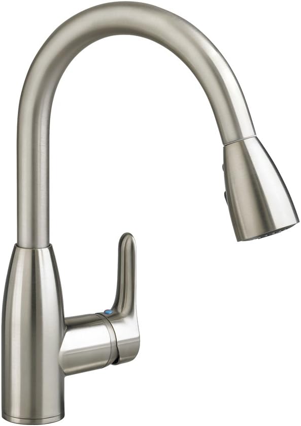 1 Handle High Arc Pull Down Kitchen Faucet, 1.5 GPM, Stainless Steel Y327