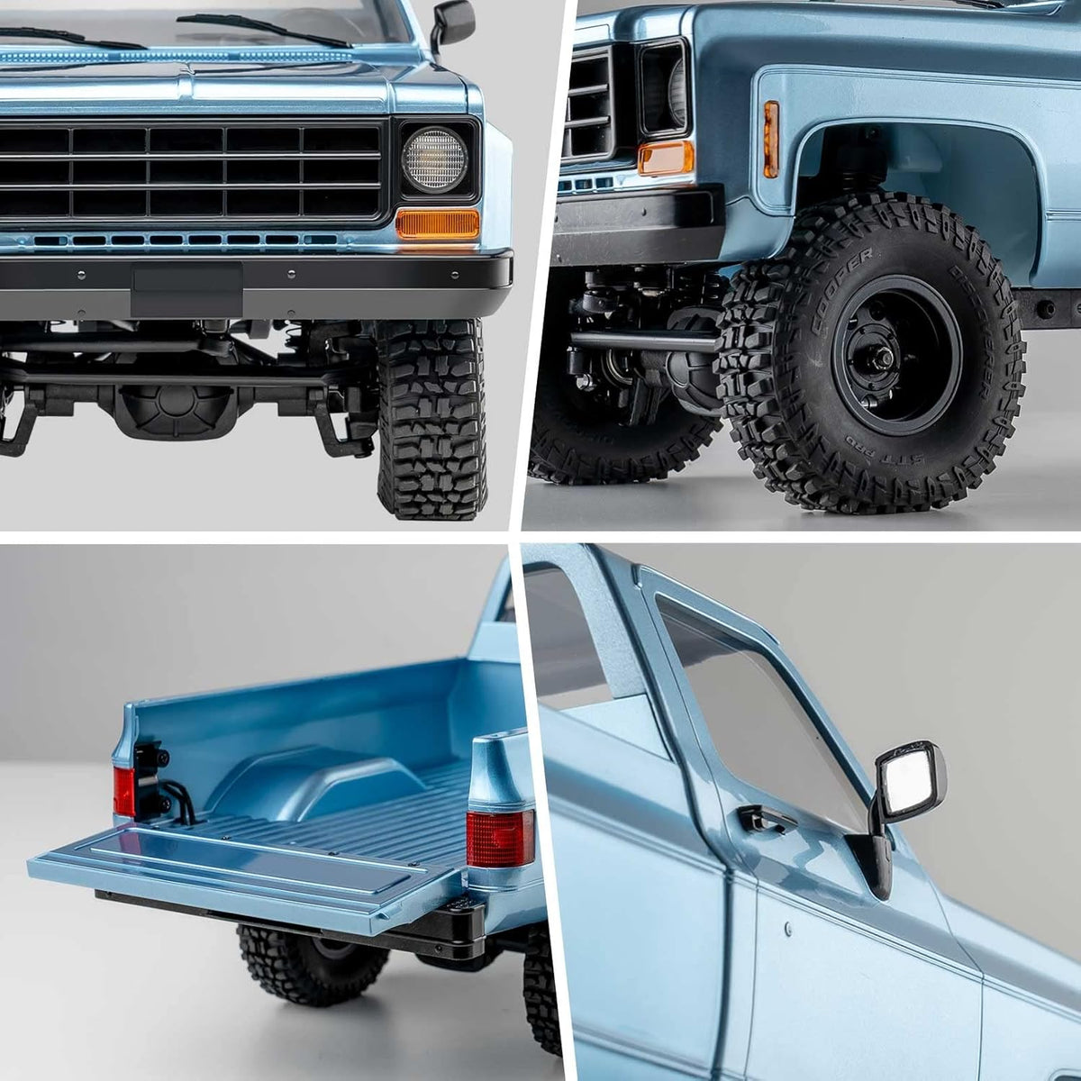 1/18 4WD RC Crawler with LED Lights I2129