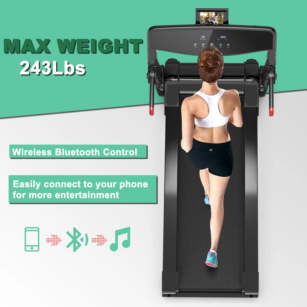 Folding Electric Treadmill Running Machine S4512