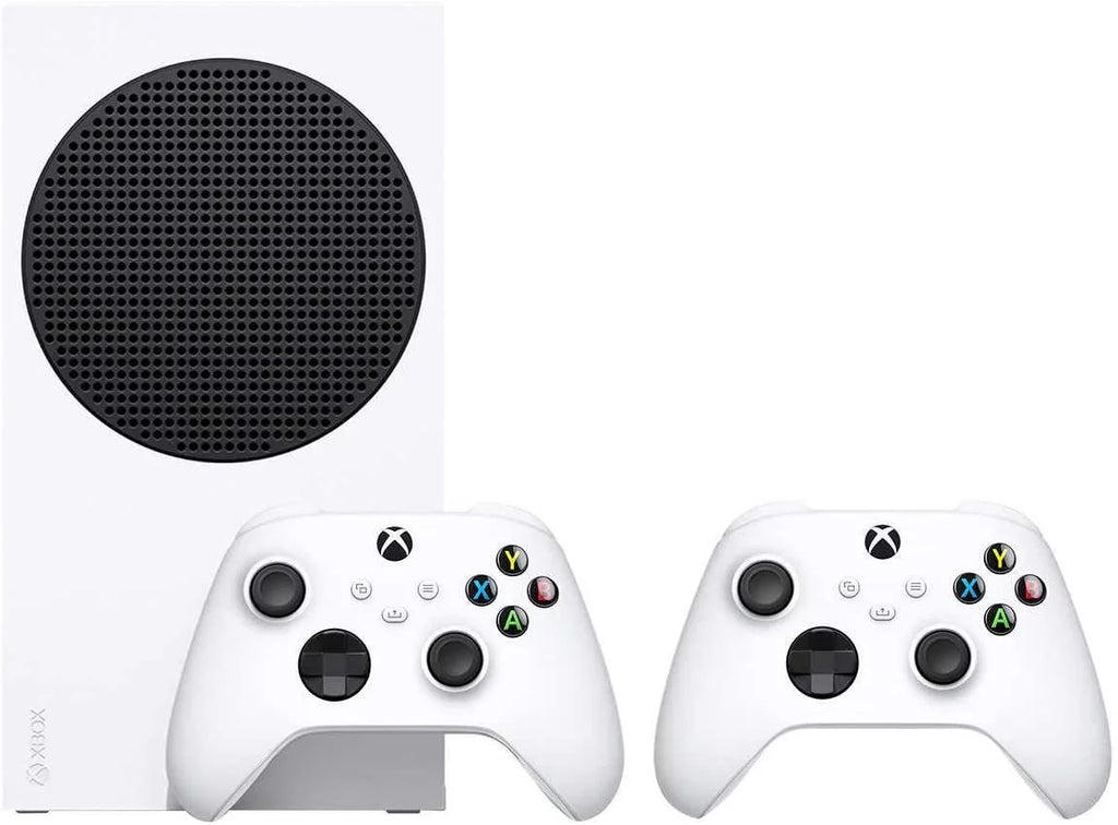 White 512GB Digital Gaming Console with Extra Controller V1562