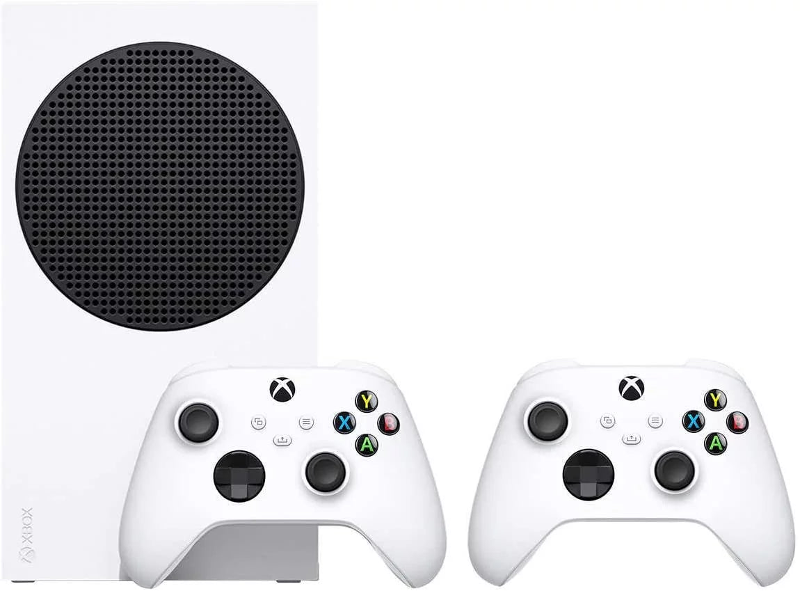 White 512GB Digital Gaming Console with Extra Controller V1562