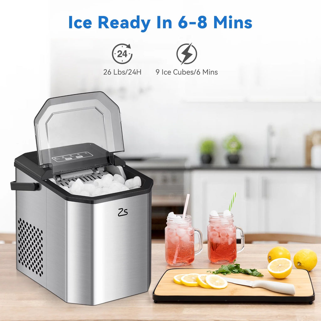 Countertop Nugget Ice Maker with Soft Chewable Pellet Ice S9880
