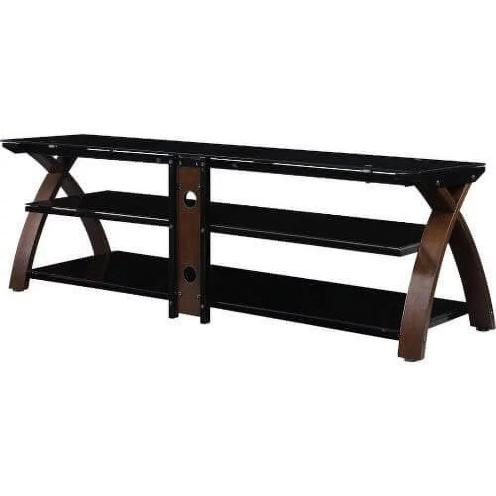 Espresso Wood TV Stand J359315