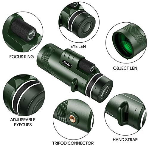 16X52 High Power Prism Compact Monocular Telescope Z42226