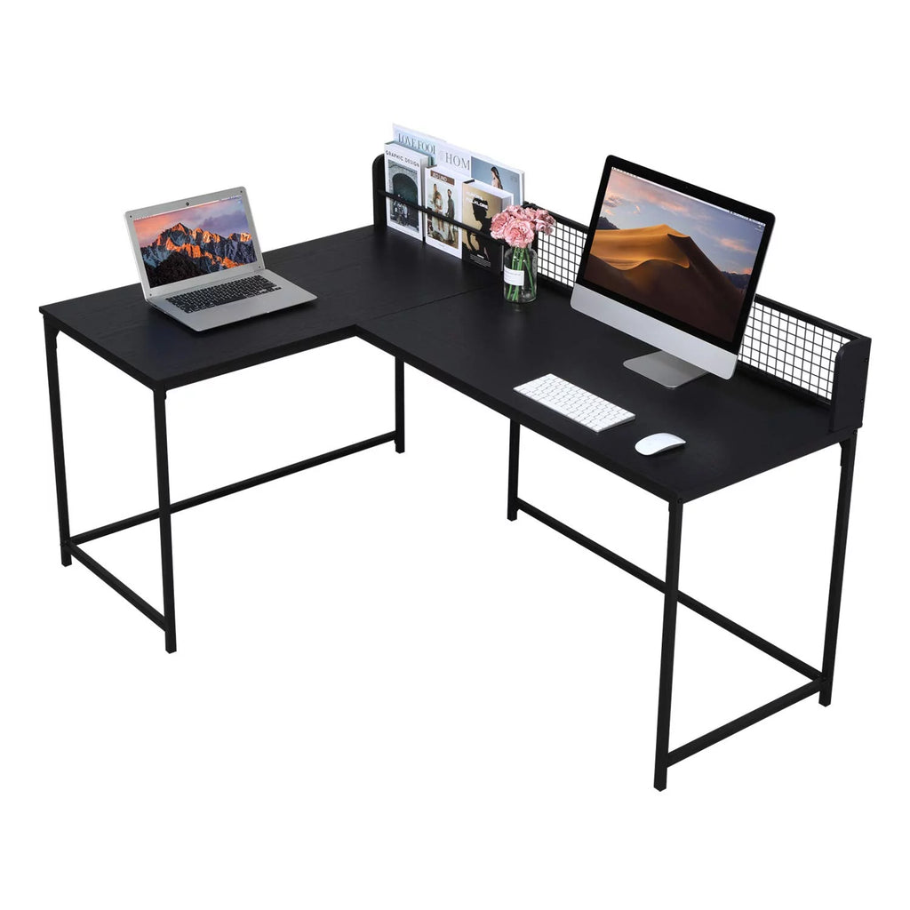 Black L Shaped Corner Desk Z520339