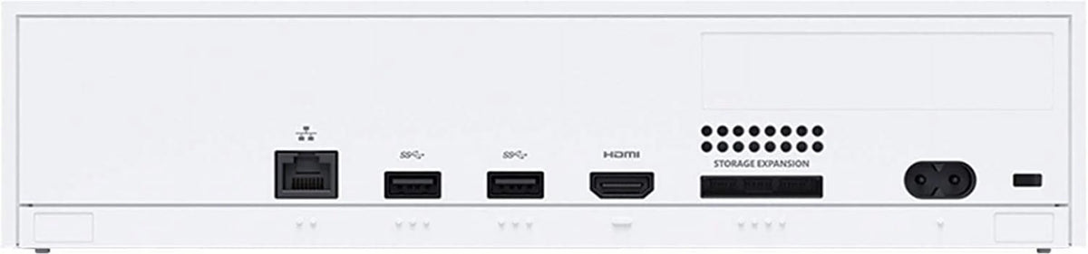 White 512GB Digital Gaming Console with Extra Controller V1562