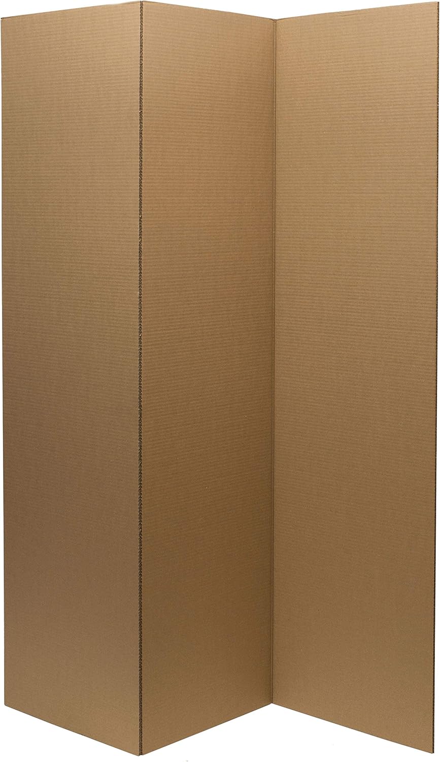 6 ft. Tall White 3 Panel Room Divider N46879
