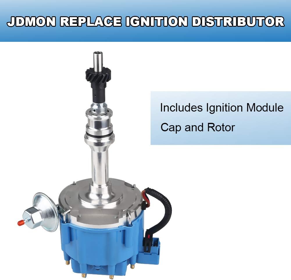 Complete Ignition Distributor 65k Coil 7500RPM Blue Cap Pack of 2 R604680