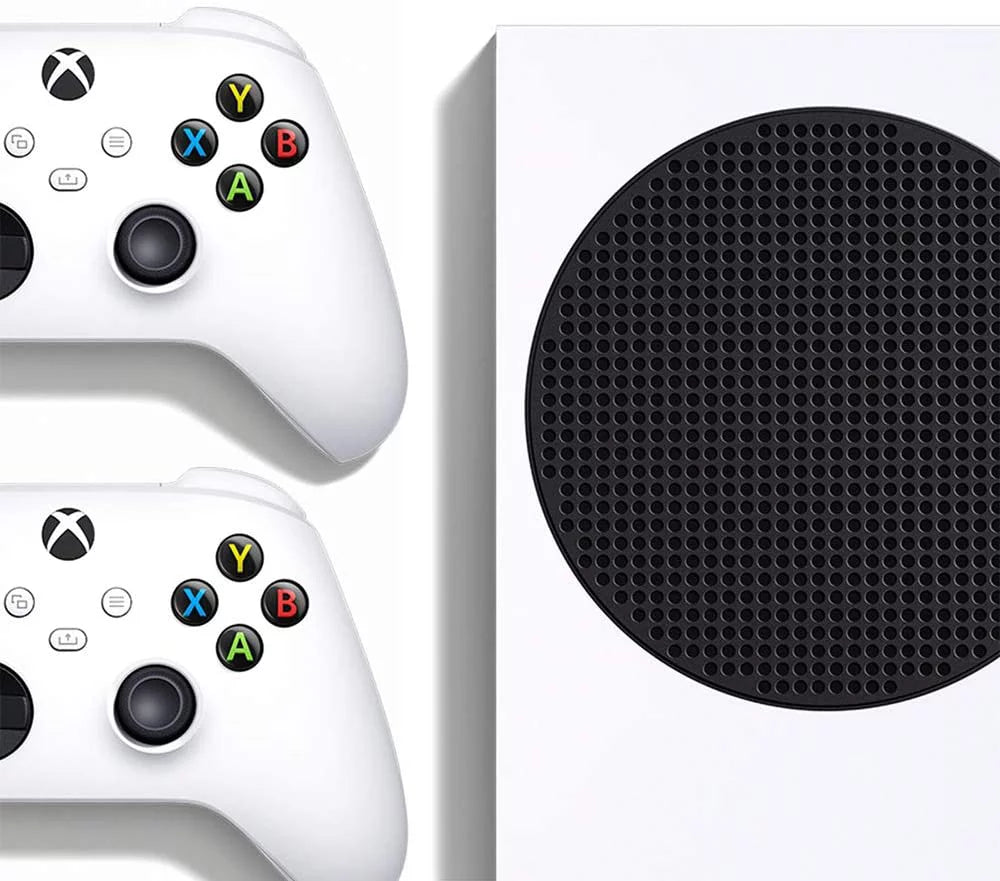 White 512GB Digital Gaming Console with Extra Controller V1562