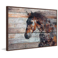 Canvas Print 24 inch x 36 inch Gray H543