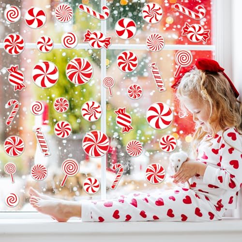 30 Pcs Reusable Snowflake Window Gel Clings G4742