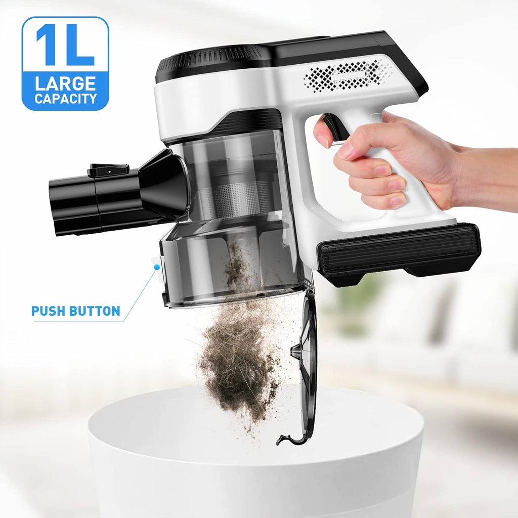 Cordless Vacuum Cleaner 26Kpa Lightweight Handheld Stick Vacuum with Electric Mop E494463