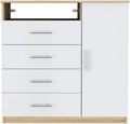 Light Oak White 4 Drawer Dresser I606240