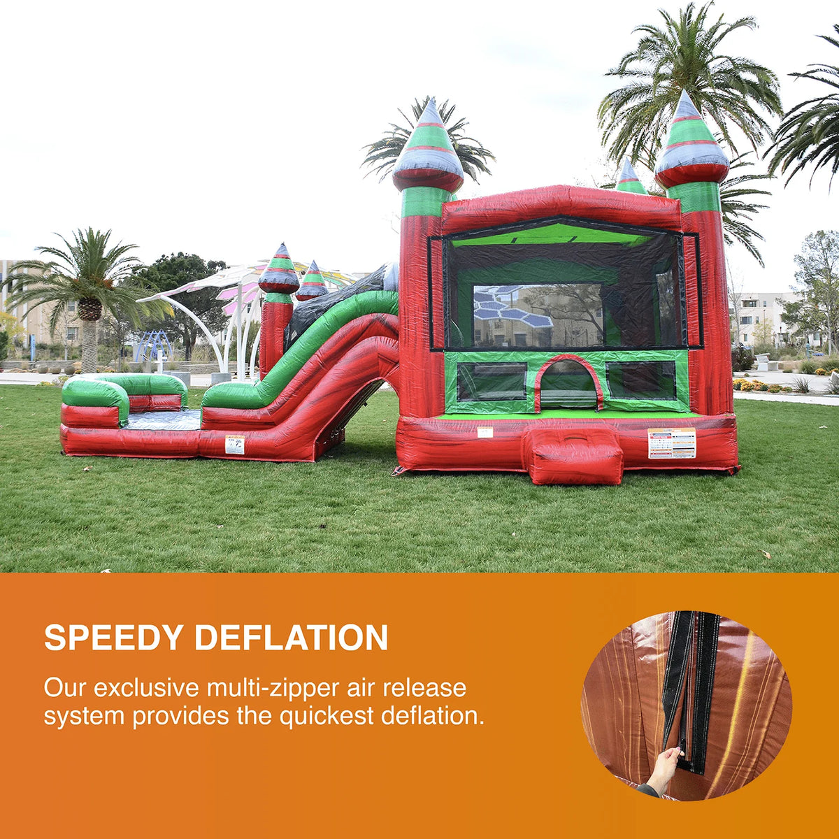 Commercial Grade Bounce House with Slide and Pool G530023