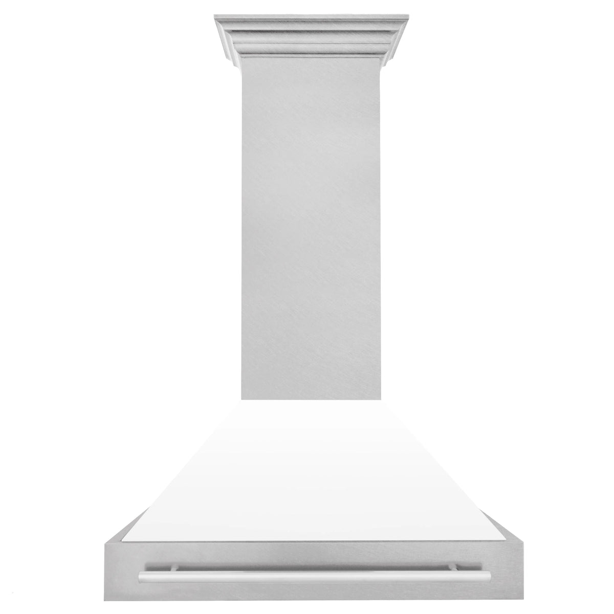 36 Inch Stainless Steel Range Hood with White Matte Shell X9491