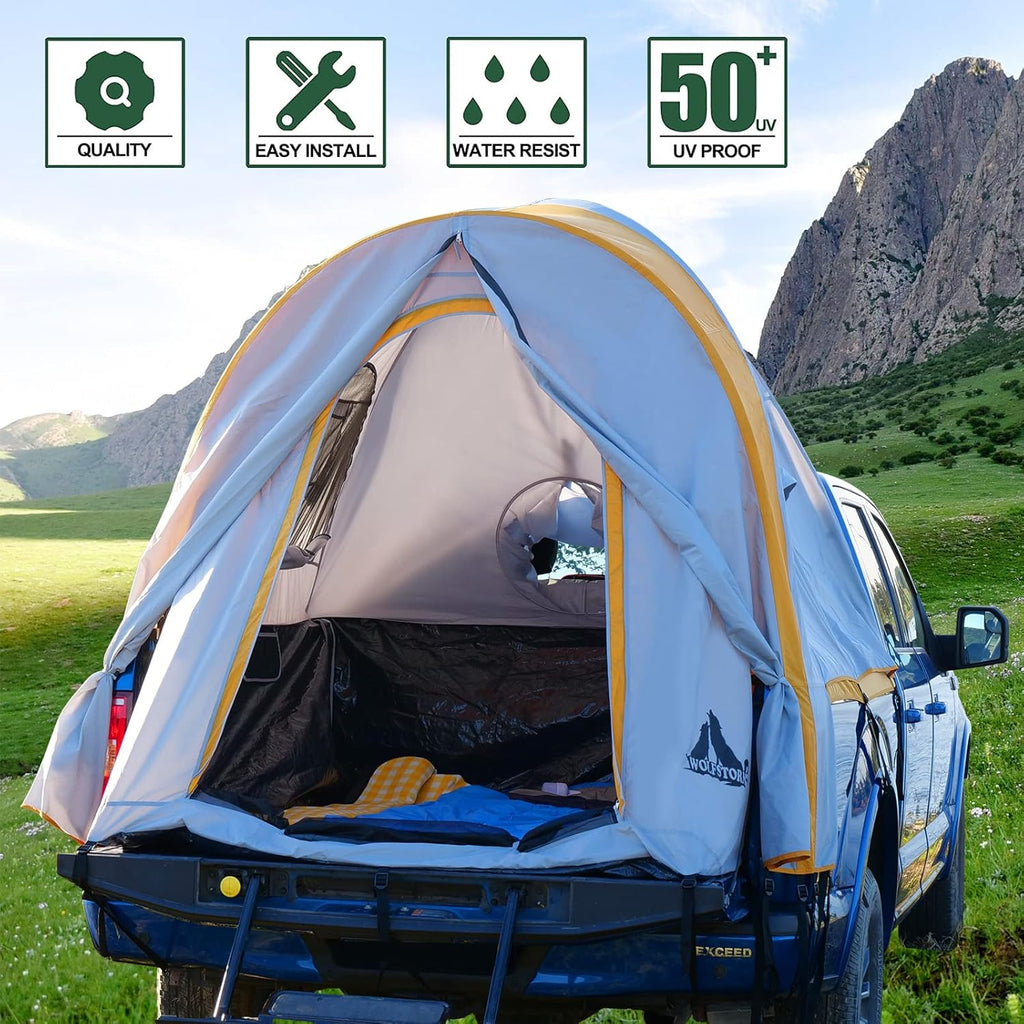 Waterproof 5.5-5.8 ft Truck Bed Tent for 2 Person S4100