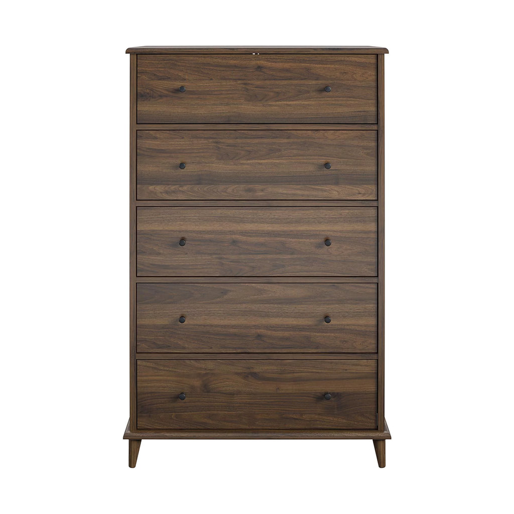 Ivory Oak 5-Drawer Dresser W267