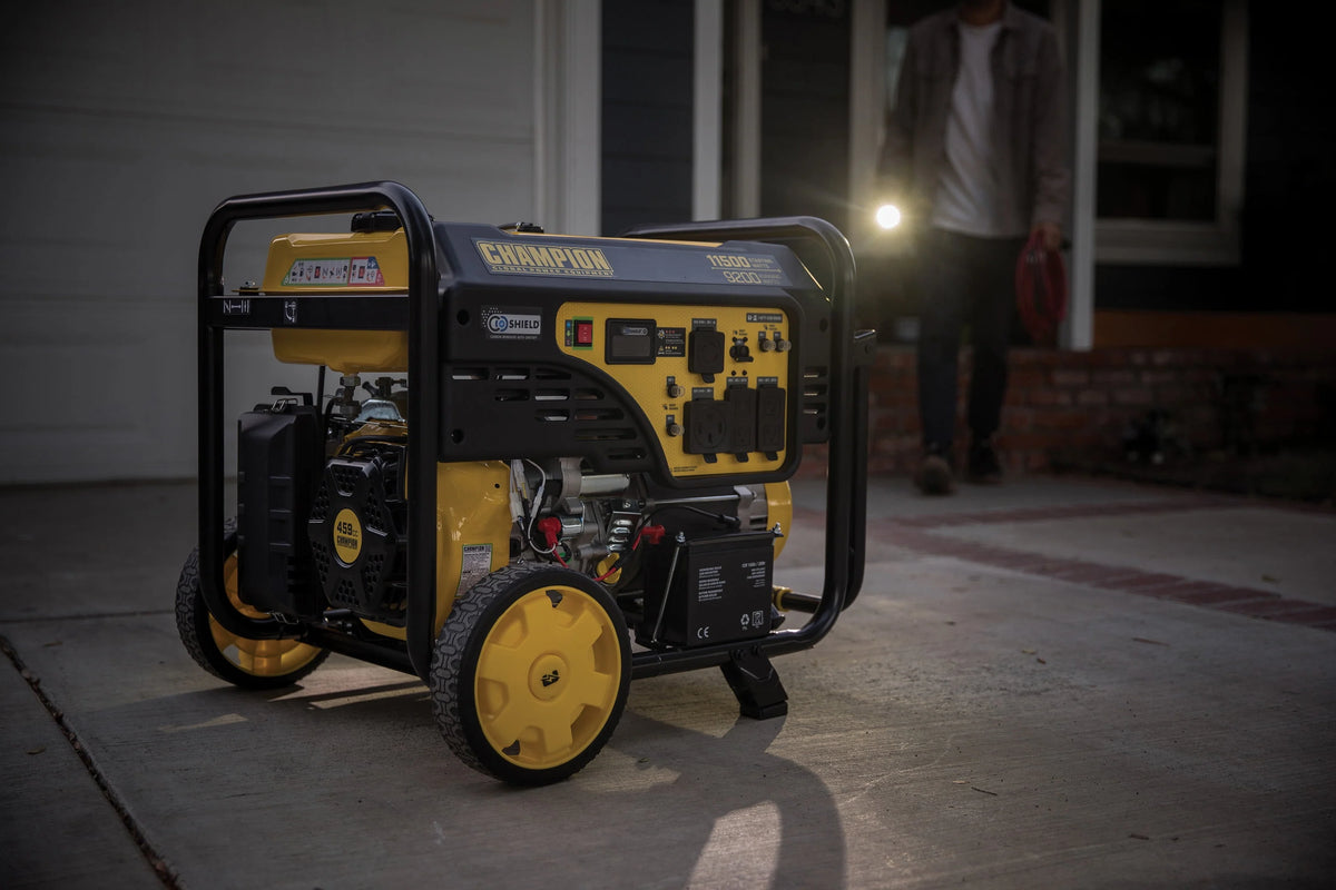 11,500/9,200-Watt Electric Start Gas Portable Generator D95119