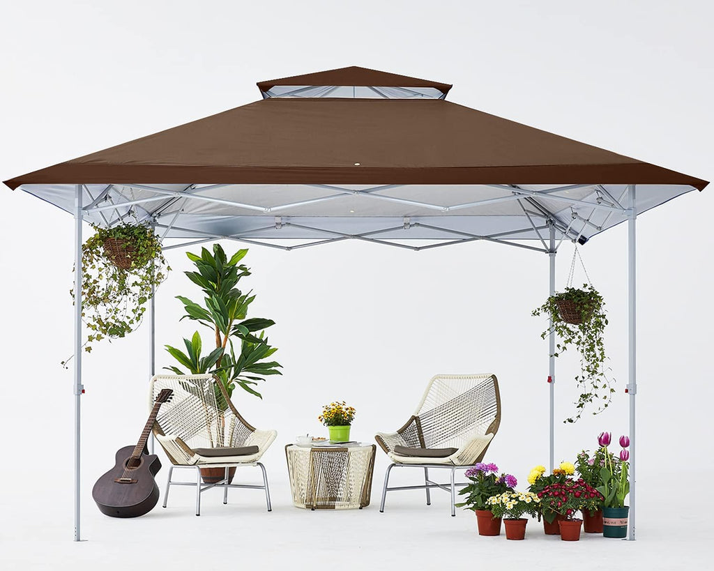 13x13Ft Pop Up Canopy Tent Grey E35580