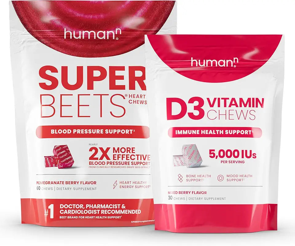 SuperBeets Heart & D3 Chews F164