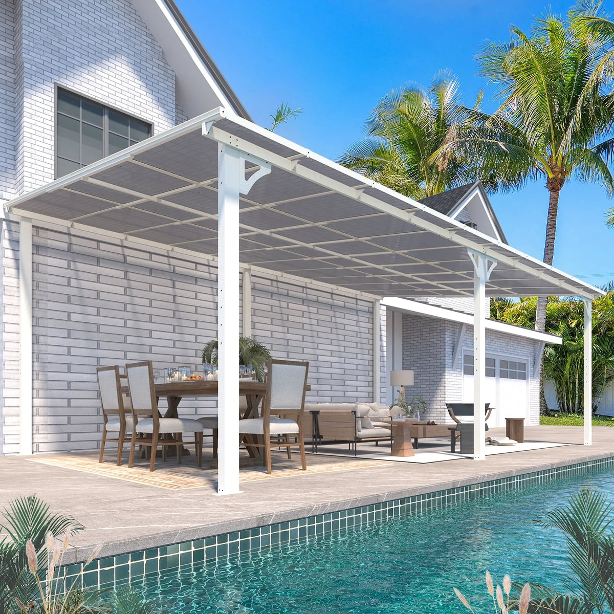 10' x 14' Hardtop Aluminum Gazebo E6022